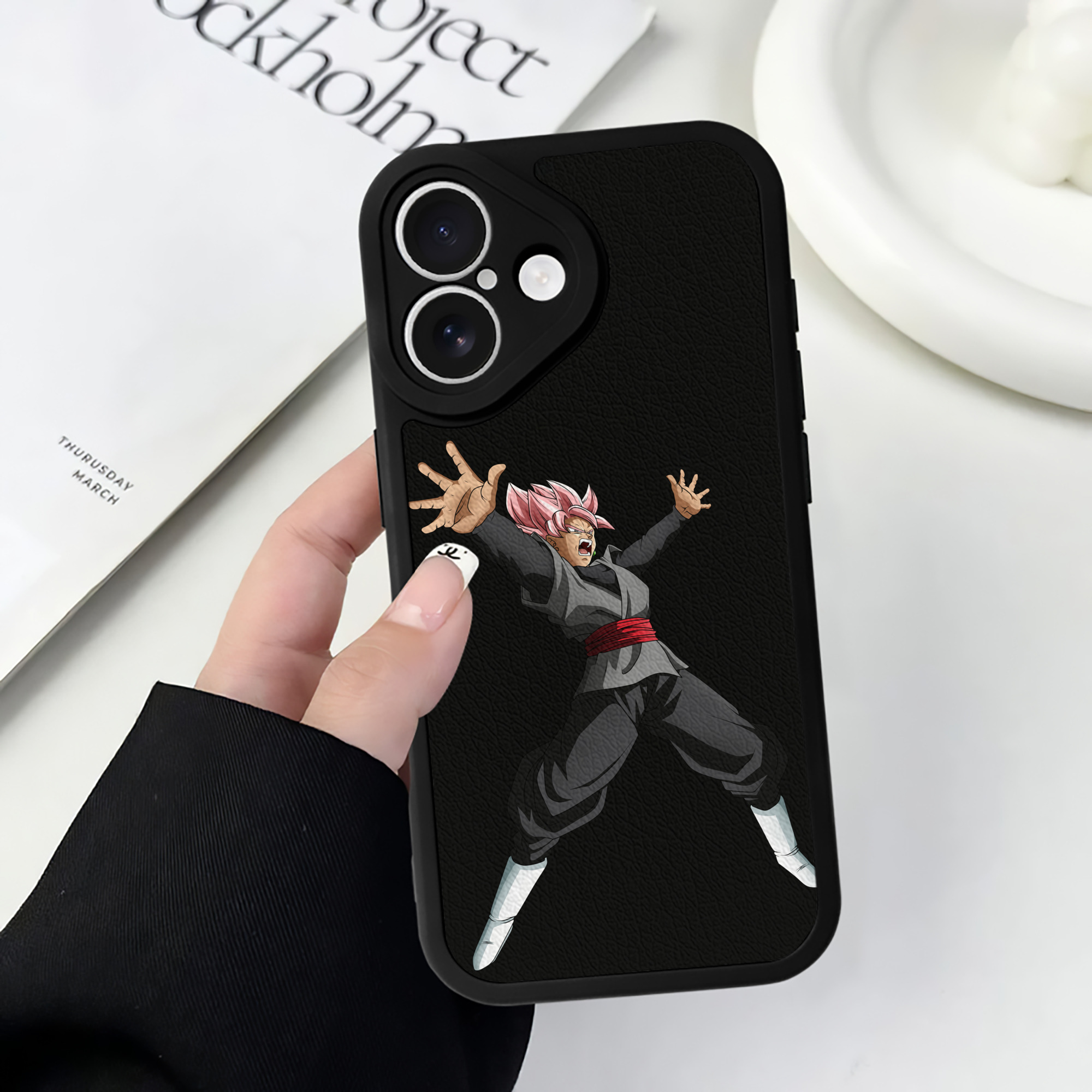 （画像用） ドラゴンボール ベジット DRAGON BALL Vegetto 【iPhone 16シリーズ対応】シリコンスマホケース（レザー調） 材質：シリコン
